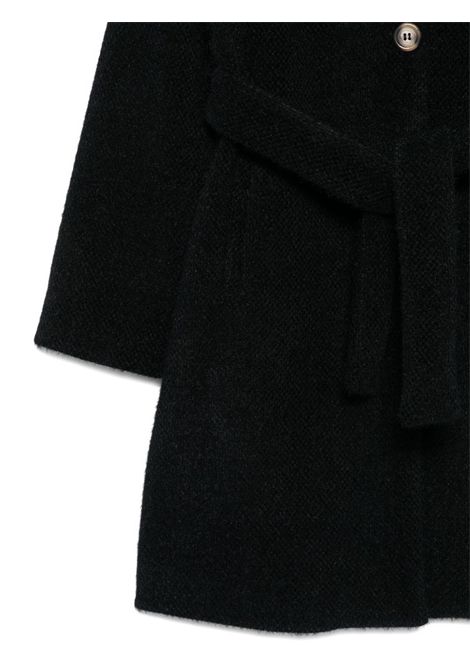 Cappotto con cintura Lù-Lù BY MISS GRANT | LL4088NERO